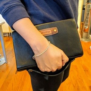 Leather clutch